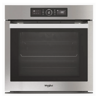 Horno empotrable eléctrico whirlpool wcollection inox 73 litros woc74asdim