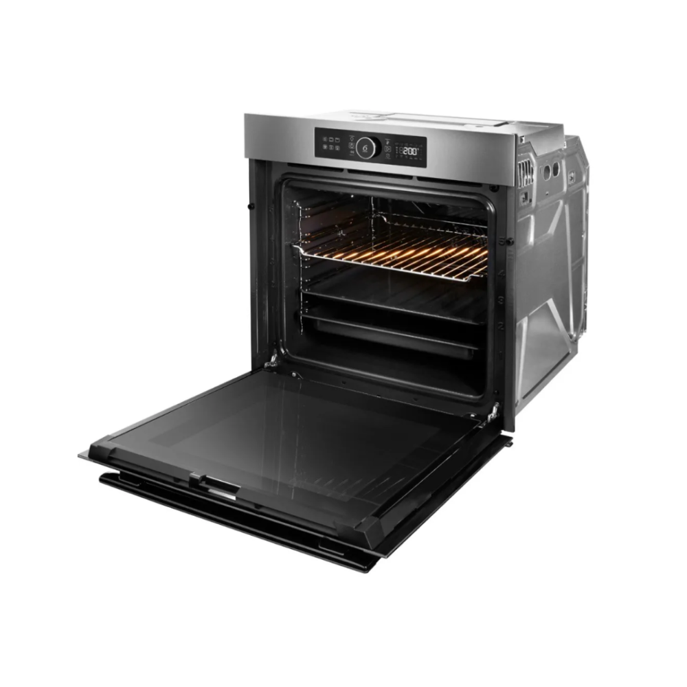 Horno empotrable eléctrico whirlpool wcollection inox 73 litros woc74asdim