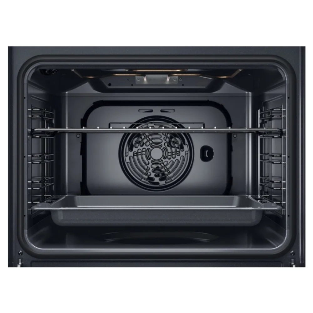 Horno empotrable eléctrico whirlpool wcollection inox 73 litros woc74asdim