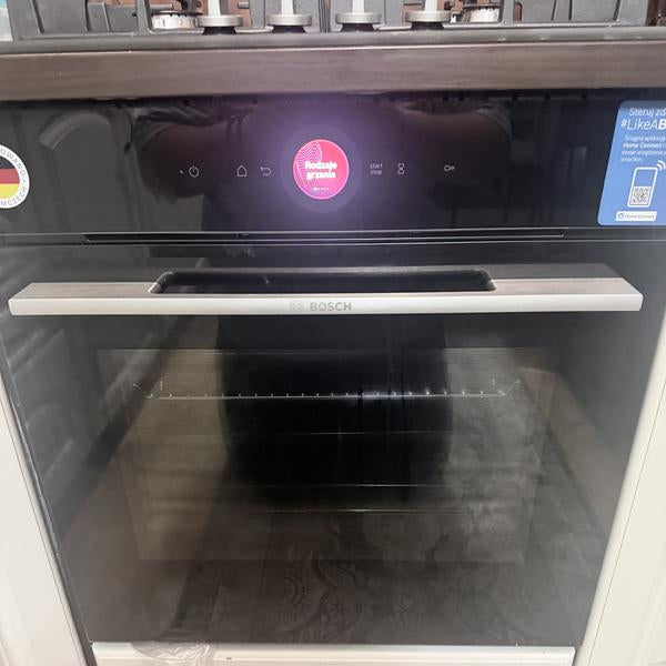 Horno Bosch HBG724AB1 Serie 8 | Multifunción 71L AirFry 4D con Anillo Digital Negro