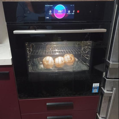Horno Bosch HRG7784B1 Serie 8 | Vapor Añadido + Pirólisis + AirFry 71L Negro con Termosonda