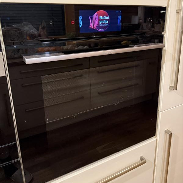 Horno Bosch HRG7784B1 Serie 8 | Vapor Añadido + Pirólisis + AirFry 71L Negro con Termosonda