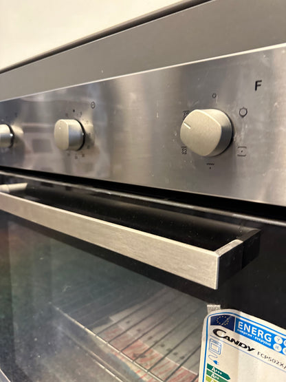 Horno eléctrico Candy negro con panel digital y puerta de vidrio templado