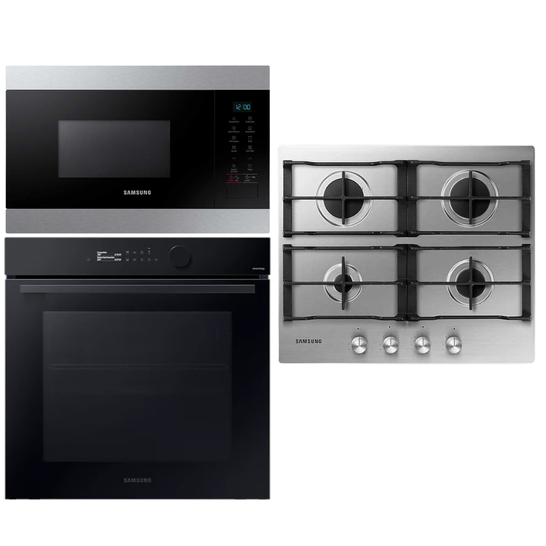Samsung Horno negro Micro y Anafe de Acero