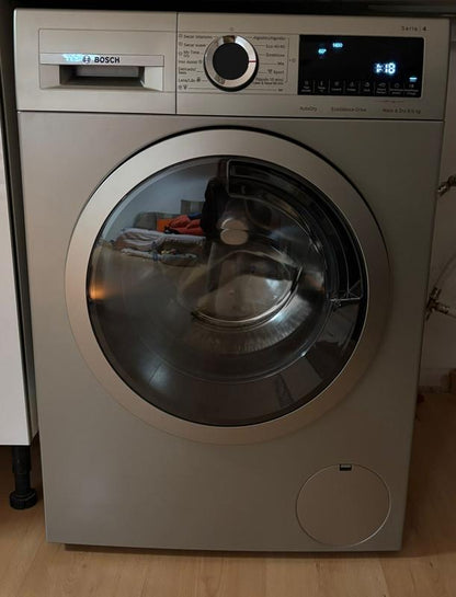 Lavasecarropas Bosch WNA1341XES 9/5 kg | 1400 RPM Gris con Iron Assist y Auto Dry