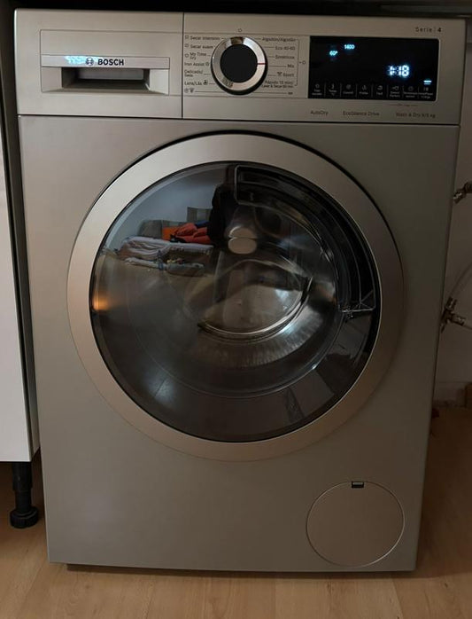 Lavasecarropas Bosch WNA1341XES 9/5 kg | 1400 RPM Gris con Iron Assist y Auto Dry
