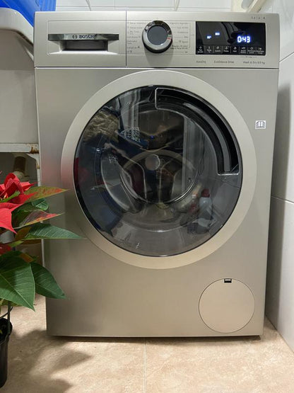 Lavasecarropas Bosch WNA1341XES 9/5 kg | 1400 RPM Gris con Iron Assist y Auto Dry