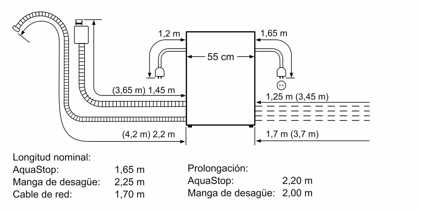 Lavavajillas Compacto Bosch SKS2ITW00E 55cm | 6 Servicios Sobre Mesada