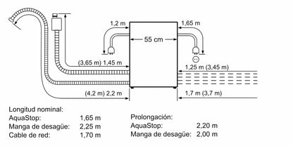 Lavavajillas Compacto Bosch SKS2ITW00E 55cm | 6 Servicios Sobre Mesada