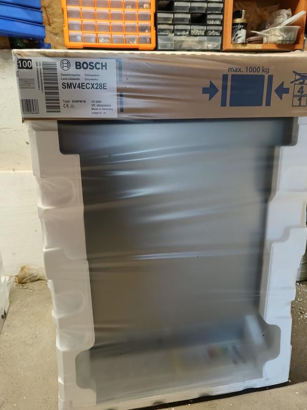 Lavavajillas Bosch SMV4ECX28E Serie 4 | Totalmente Integrable 60 cm 14 Servicios