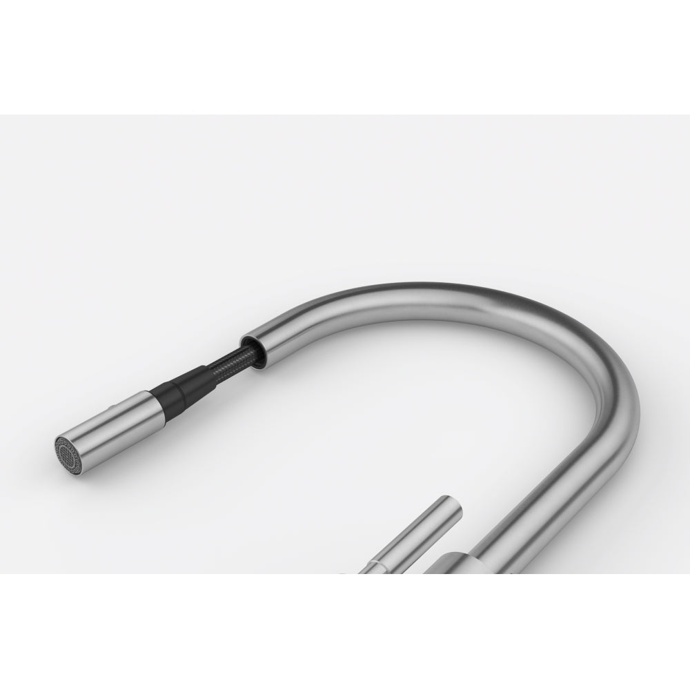 Grifo monocomando Franke acero inoxidable con caño extensible pull out