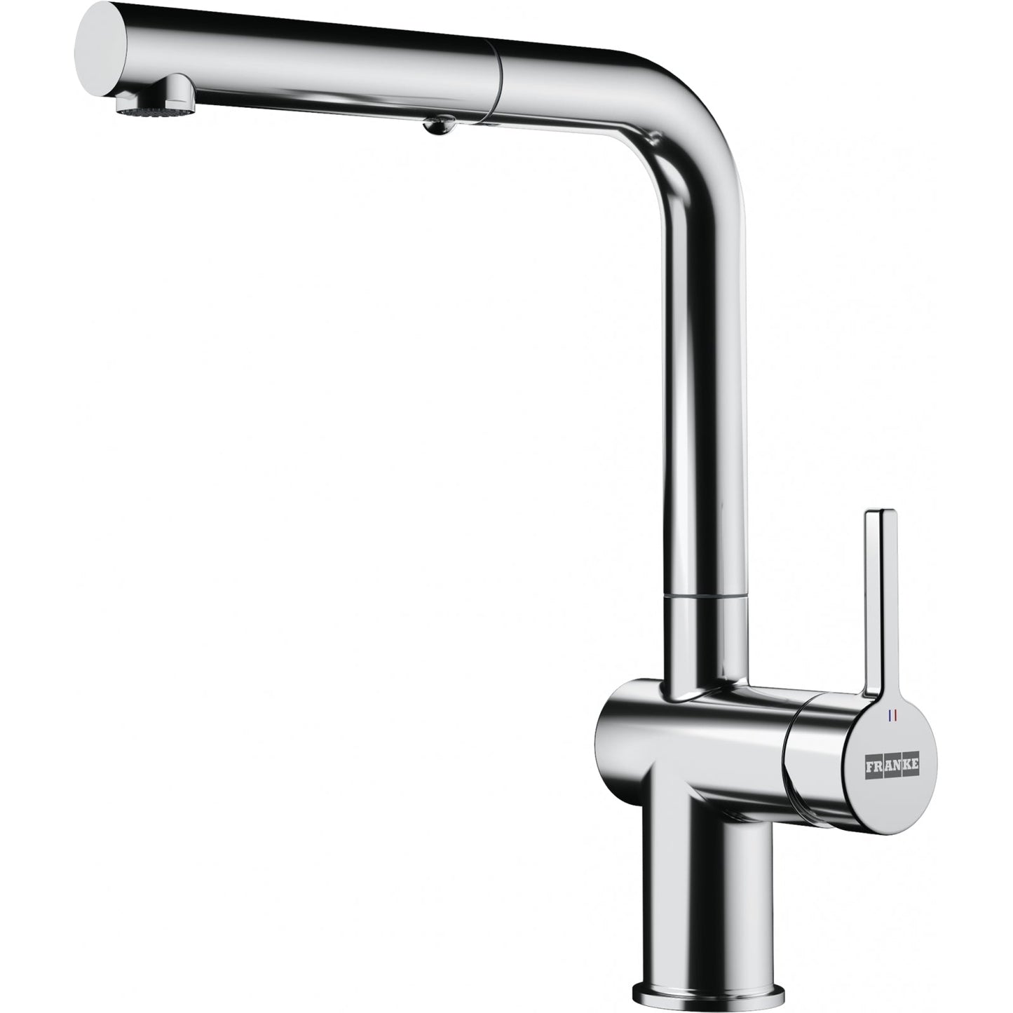 Combo Franke: Bacha Onda Line OLX 620 Acero Inox + Grifo Active L Pull Out Cromo