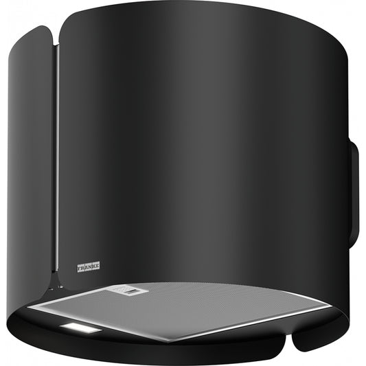 Campana de pared Franke negra mate de 42 cm montada en cocina moderna
