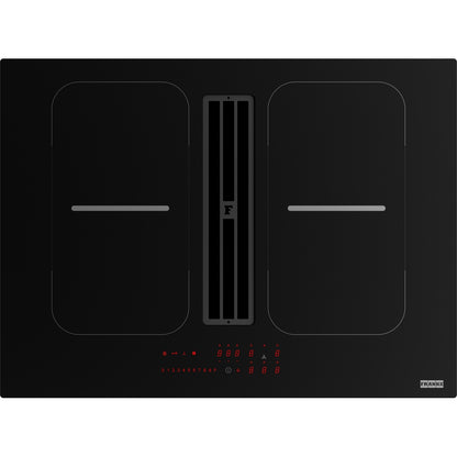 Anafe inducción Franke negro con extractor integrado y controles táctiles