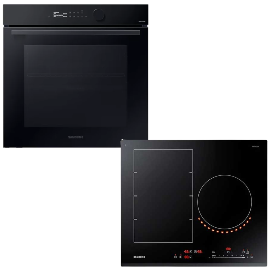 Samsung Horno Dual Cook y Anafe por inducción Virtual Flame