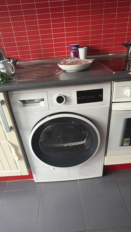 Secarropas Bosch WTR83200ES 8kg | Bomba de Calor Auto Dry Blanco