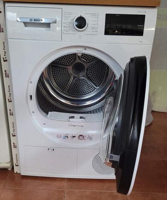 Secarropas Bosch WTR83200ES 8kg | Bomba de Calor Auto Dry Blanco