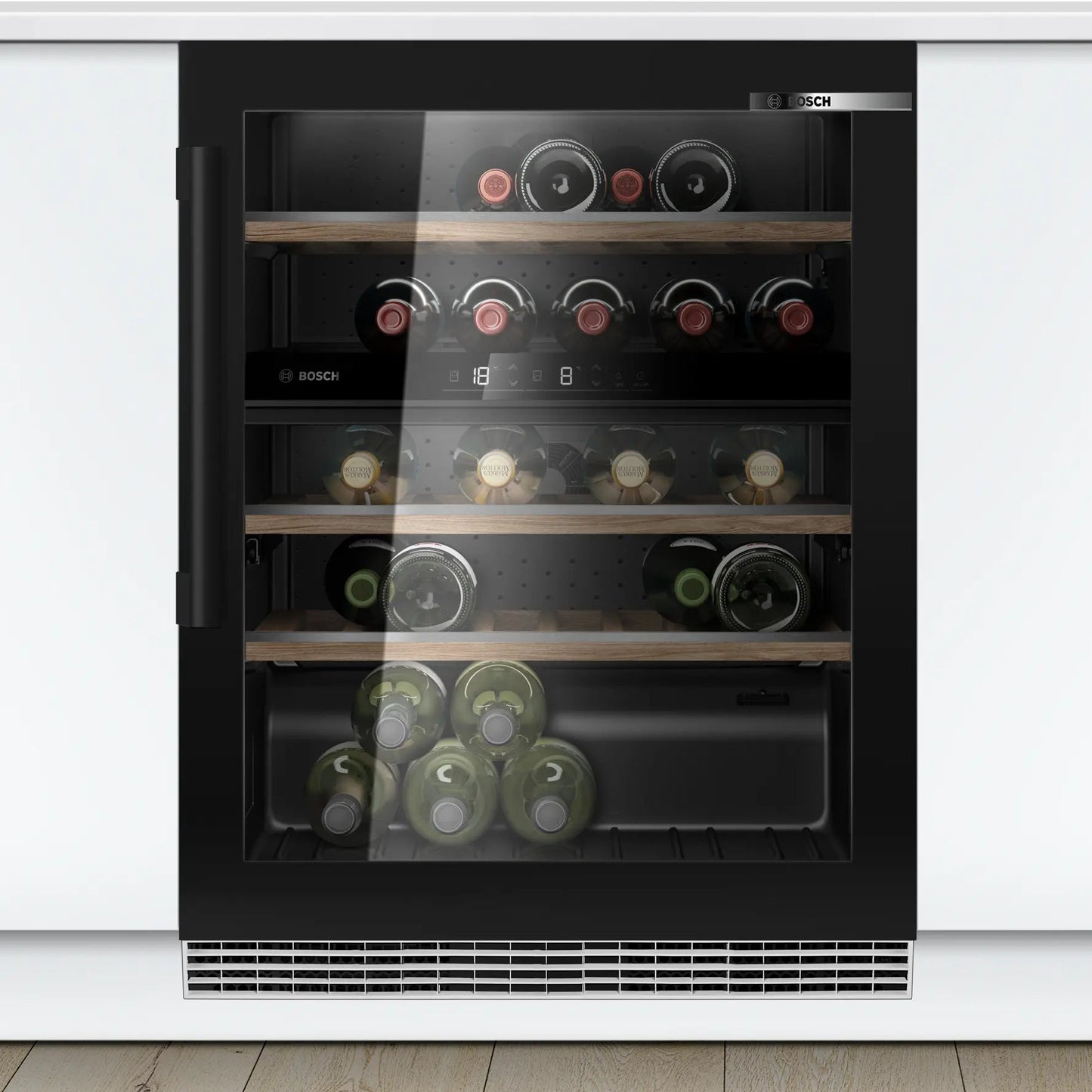 Vinoteca Integrable Bosch KUW21AHG0 Serie 6 | 44 Botellas Temperatura Regulable
