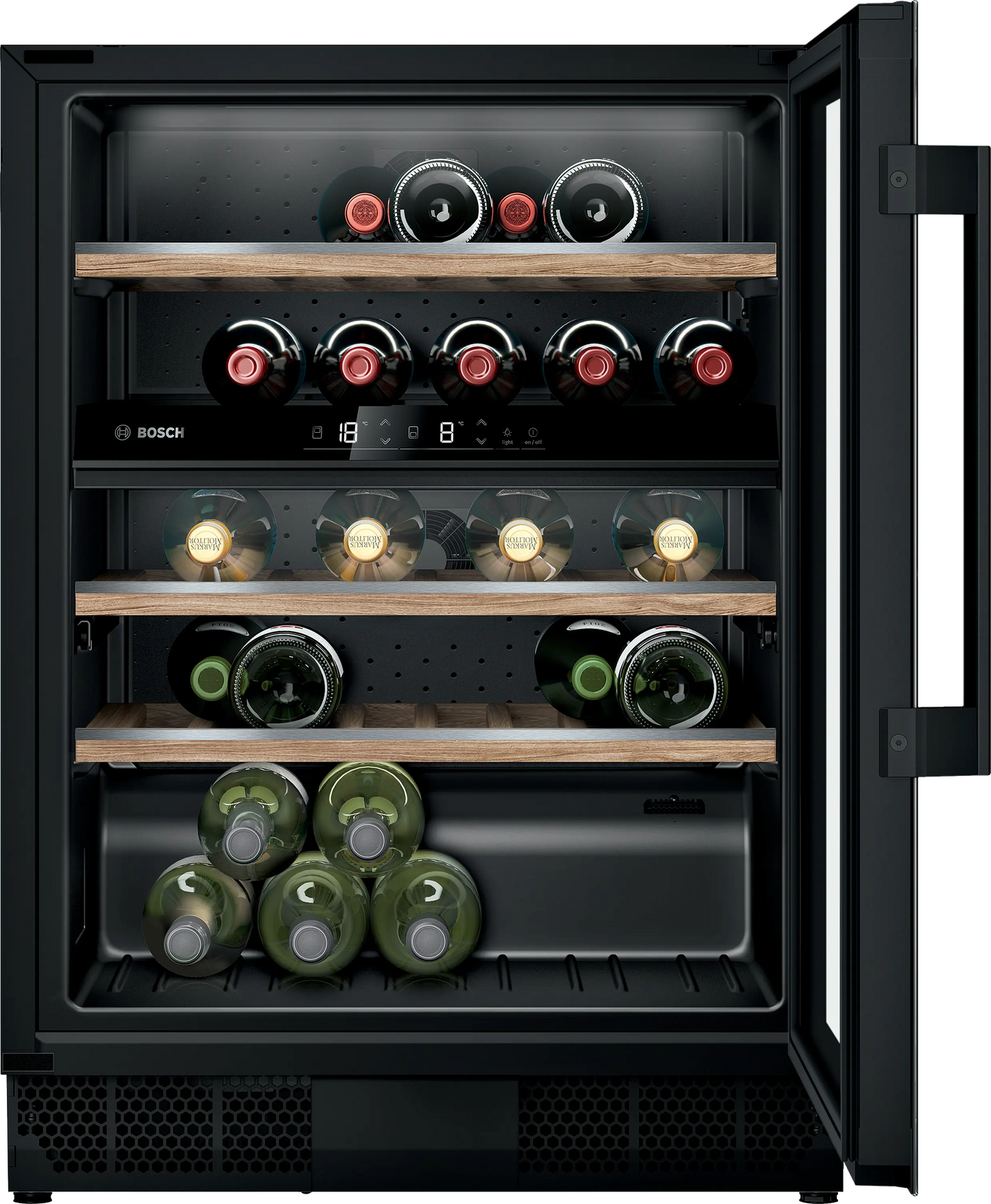 Vinoteca Integrable Bosch KUW21AHG0 Serie 6 | 44 Botellas Temperatura Regulable