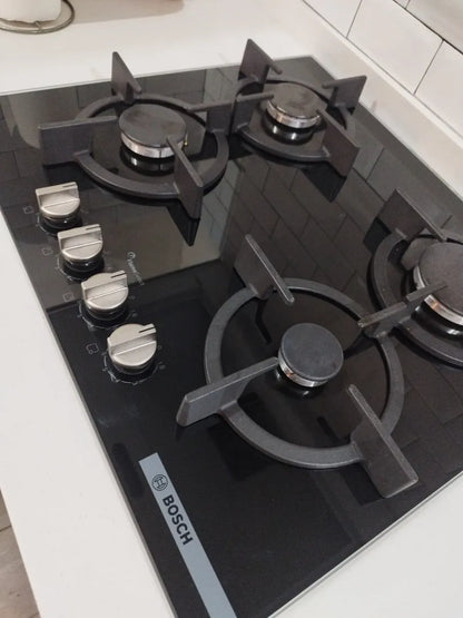 Anafe a gas Bosch Serie 6 PPP6A6I10 vidrio negro