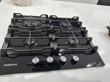 Combo Cocina Completa Negra: Horno Samsung Dual Cook Flex + Microondas Negro + Anafe a Gas Negro + Campana Franke Flexa Touch 60 cm