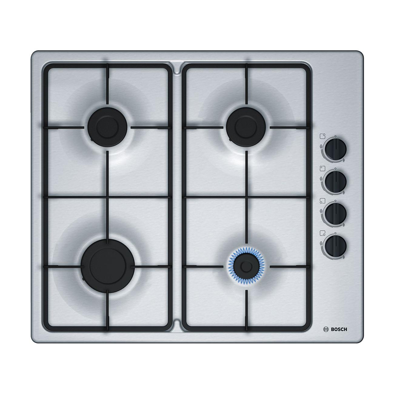 Combo Horno a Gas Electrolux 80L + Anafe a Gas Bosch Acero Inoxidable 60cm
