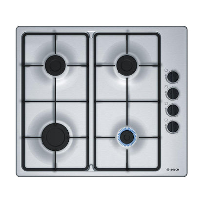 Combo Horno a Gas Electrolux 80L + Anafe a Gas Bosch Acero Inoxidable 60cm