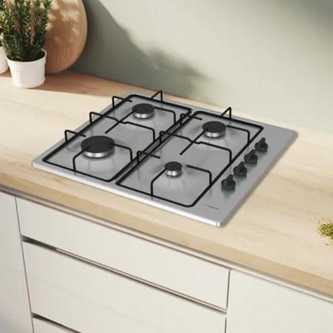 Combo Horno a Gas Electrolux 80L + Anafe a Gas Bosch Acero Inoxidable 60cm