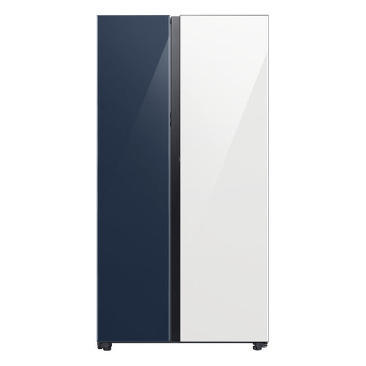 Heladera Samsung Bespoke AI Side by Side RS23CB760A41 591L | Clean Navy