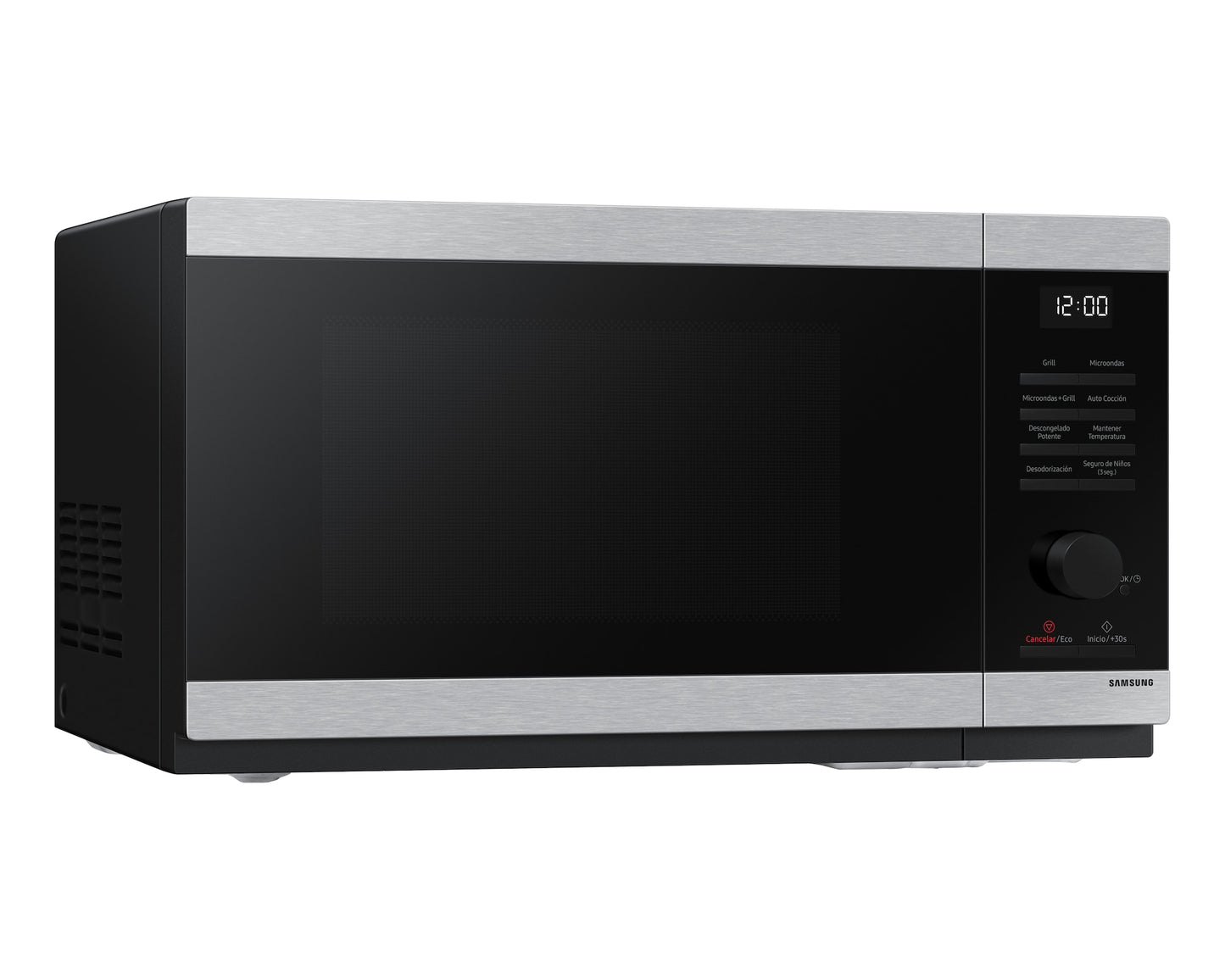 Microondas Samsung Bespoke MG32DG4524AT - puerta abierta