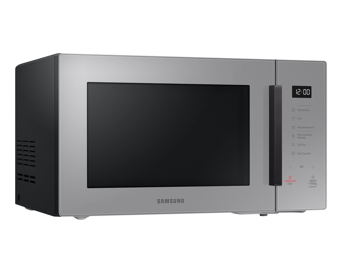 Microondas Samsung Bespoke MG30T5019CG - puerta abierta