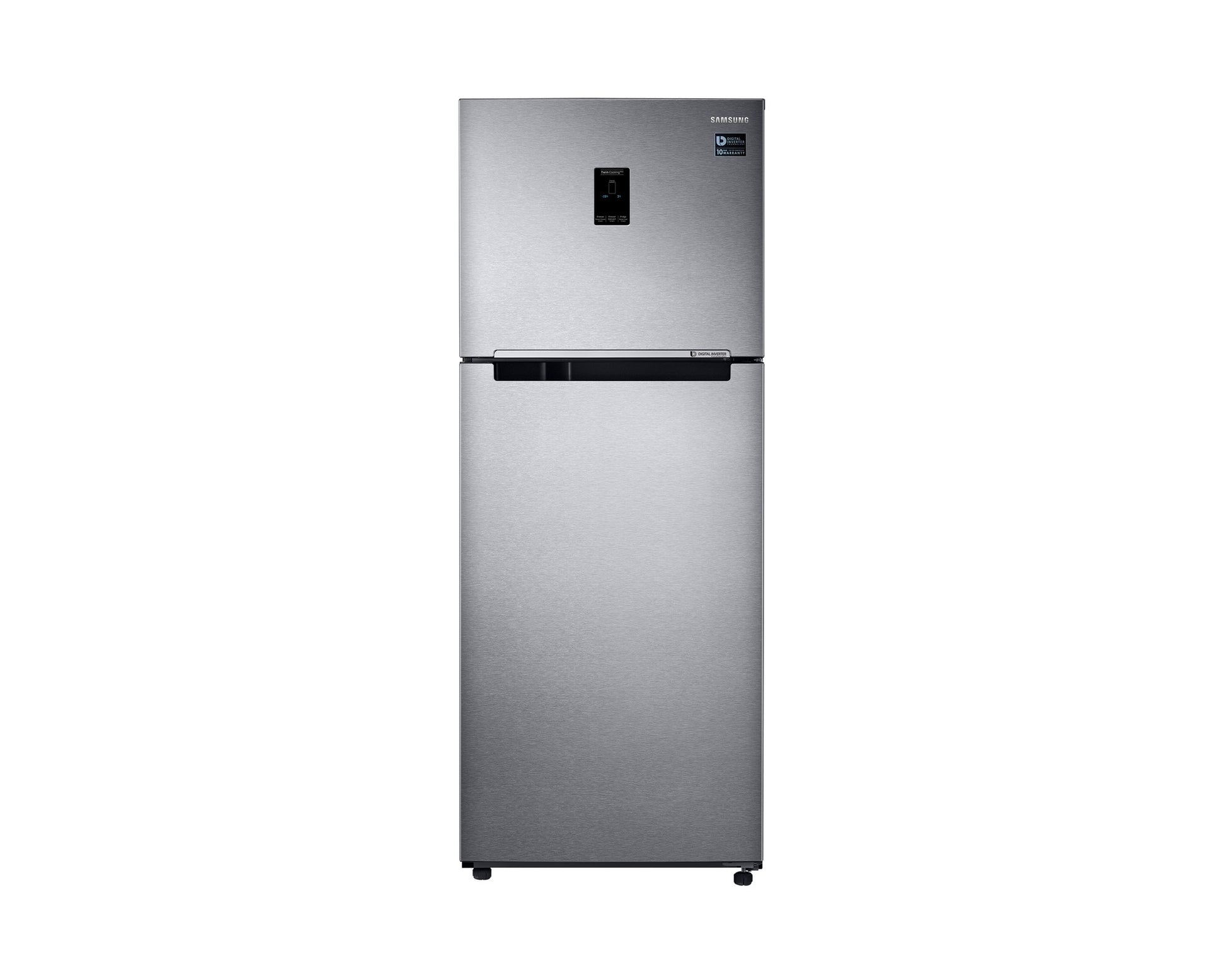 Heladera Samsung RT35K5532SL 377L Twin Cooling silver - frente