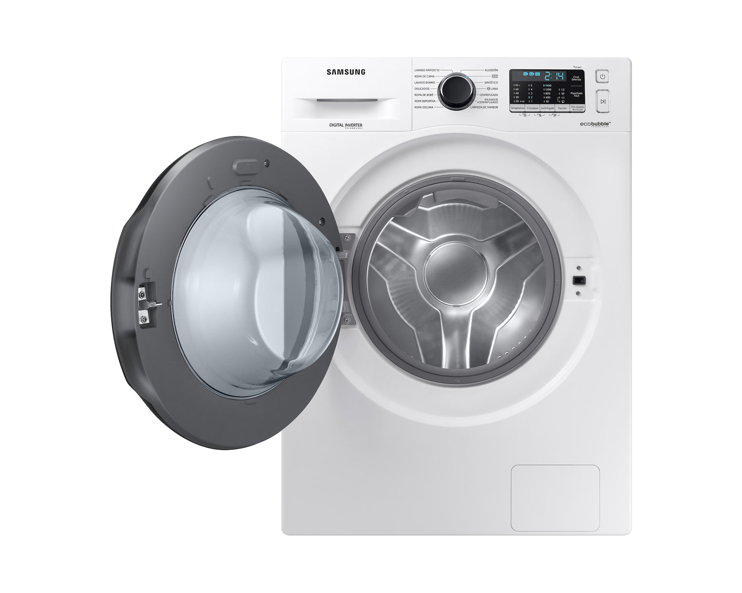Lavarropas Samsung WW95AA046BW 9.5kg Eco Bubble blanco - frente