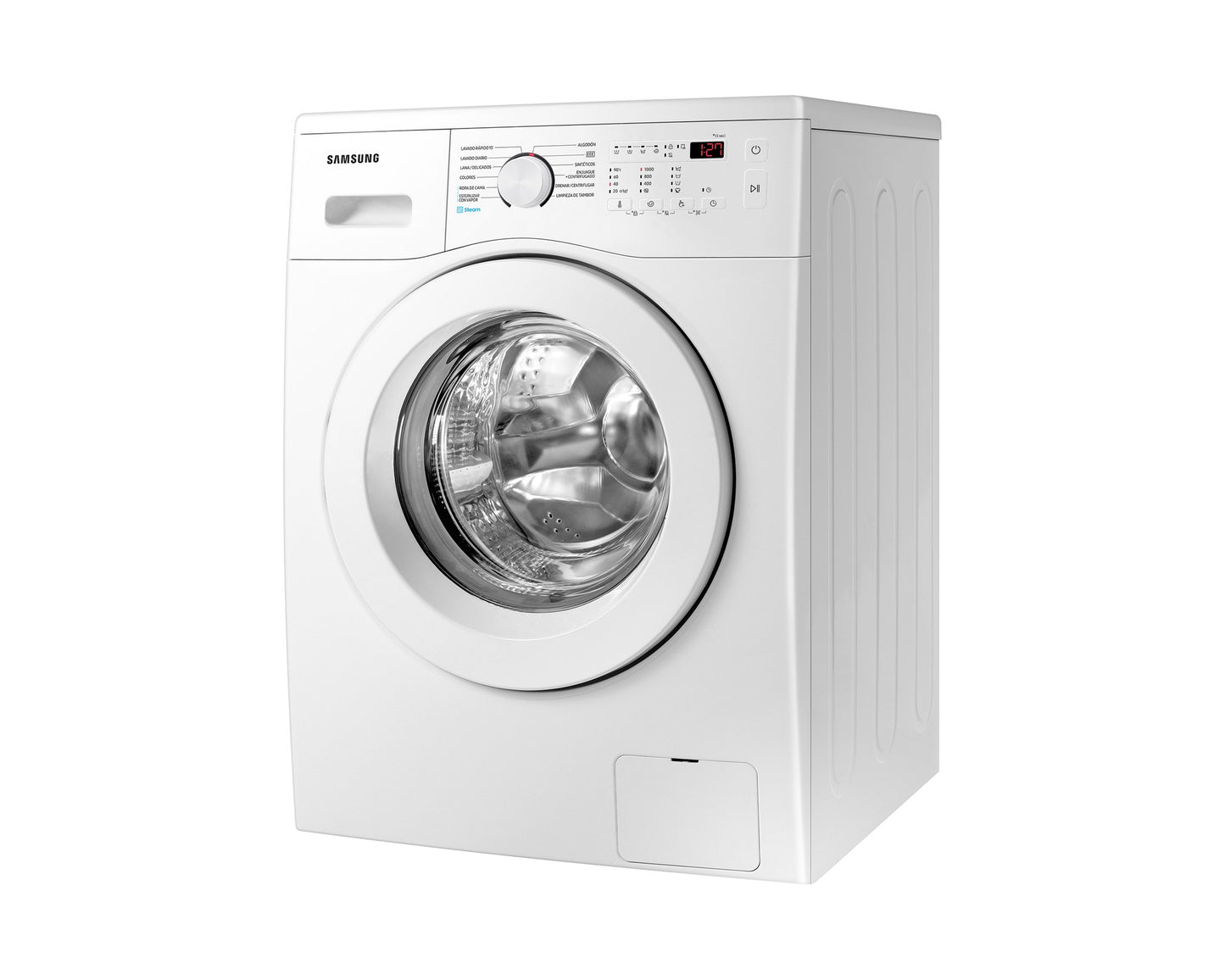 Lavarropas Samsung WW70A4000EE 7kg blanco - panel de control