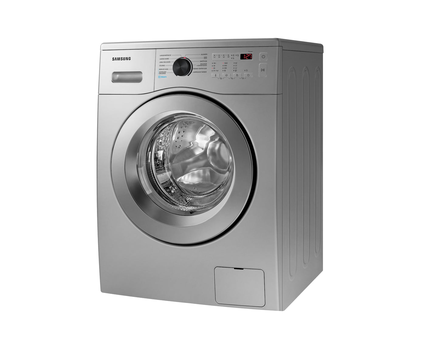 Lavarropas Samsung WW65A40000S silver - panel de control