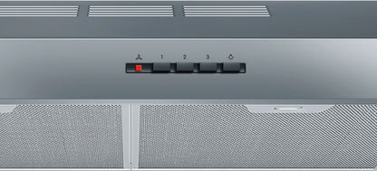 Detalle de controles e iluminación LED de la campana Bosch DUL63CC55