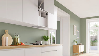 Detalle del panel de control de la campana integrable Bosch DLN56AC50