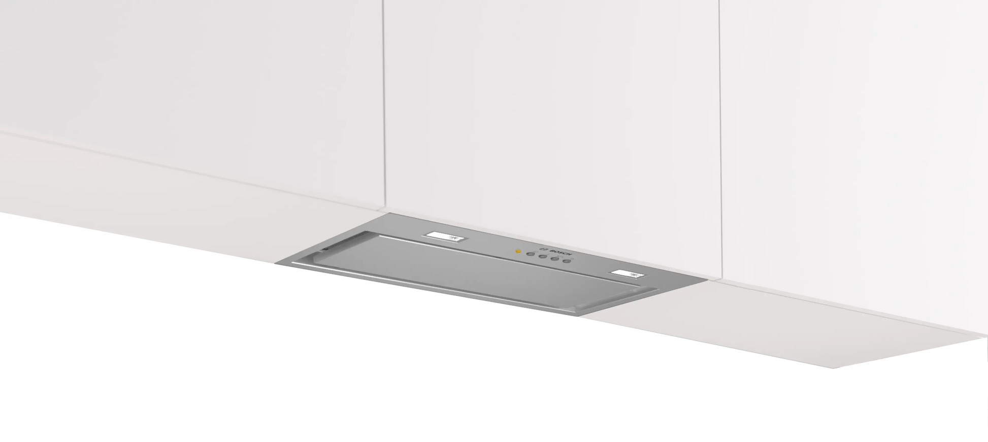Campana integrable Bosch DLN56AC50 Serie 6 módulo de integración 52 cm en acero inoxidable, vista frontal