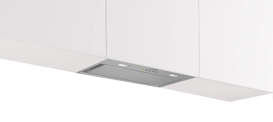 Campana integrable Bosch DLN56AC50 Serie 6 módulo de integración 52 cm en acero inoxidable, vista frontal