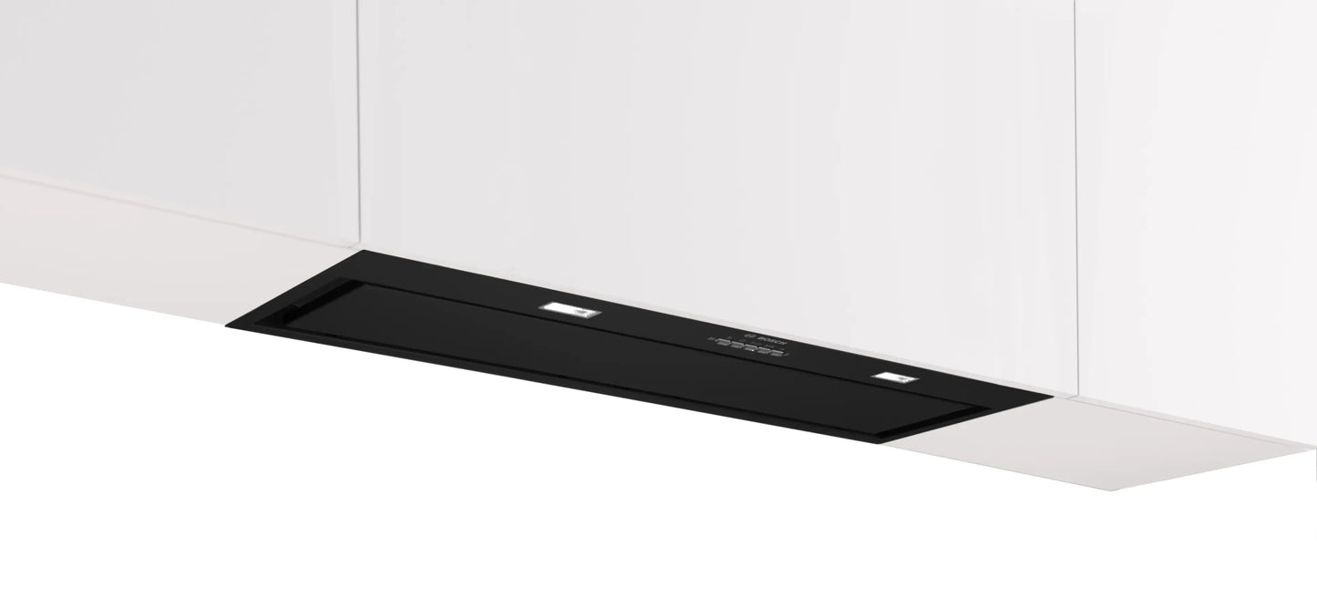 Campana integrable Bosch DLN88PC60 Serie 8 módulo de integración 86 cm en color negro, vista frontal