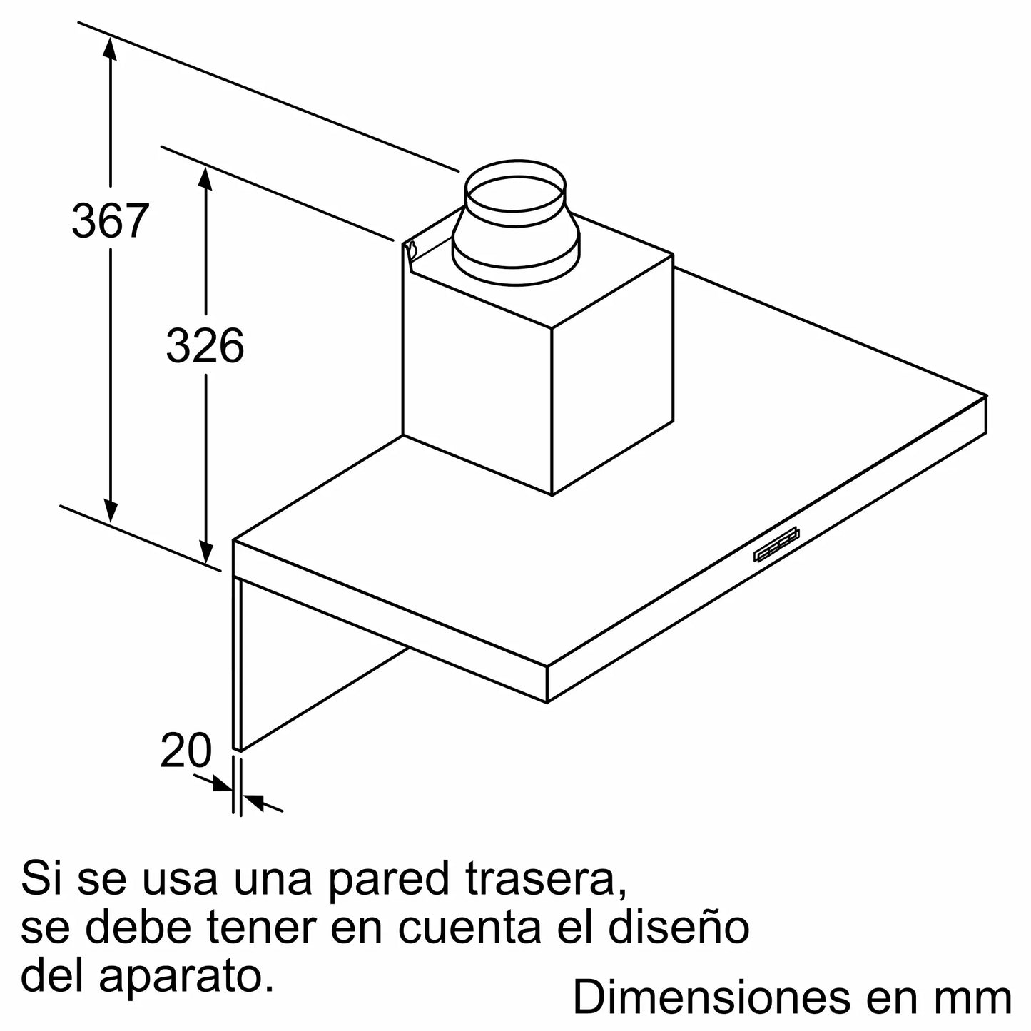 Esquema de conexión eléctrica de la campana Bosch DWB66BC50