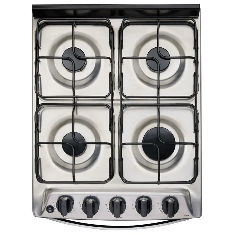 Cocina 4 quemadores 49 cm Whirlpool (wfo4vbrdim)