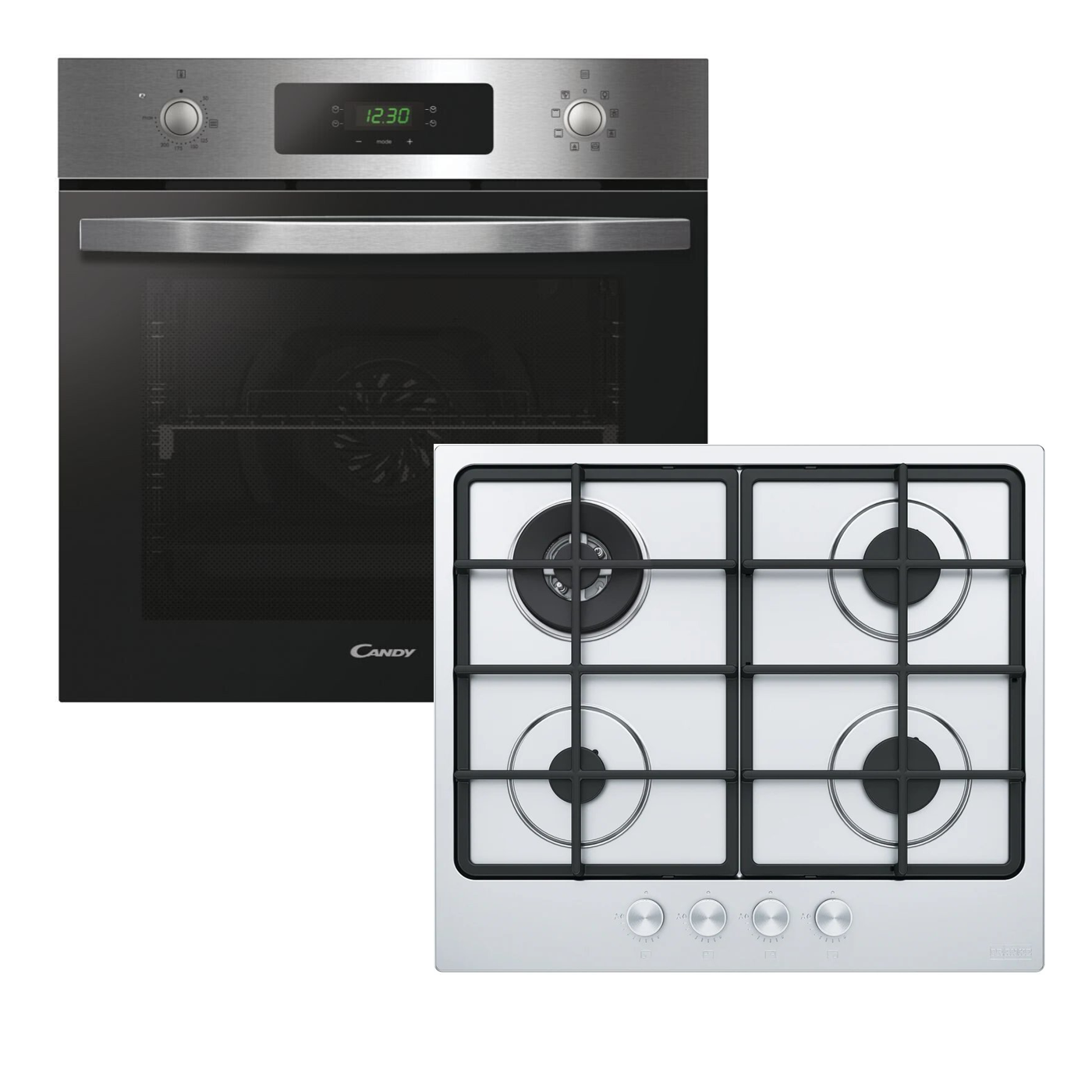 Combo Horno Candy + Anafe Franke FHSM 604 (4 hornallas doble corona)