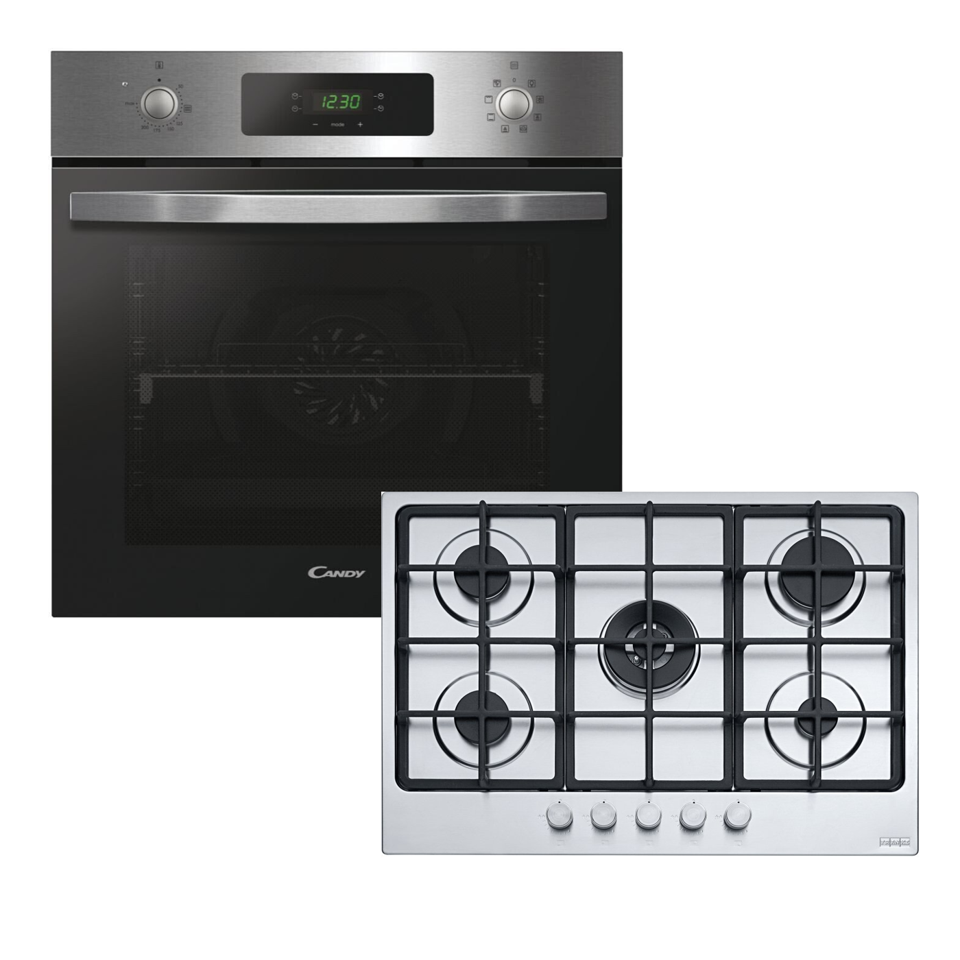 Combo Horno Candy + Anafe Franke FHSM 755 (5 hornallas 75 cm)