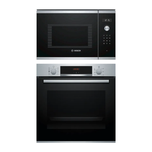 Combo Bosch: Horno Serie 4 HBA512BR0 + Microondas BEL554MS0