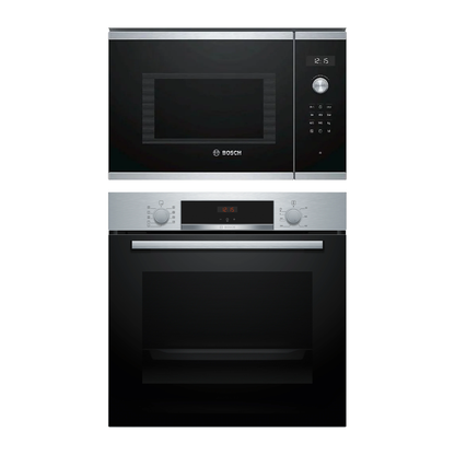 Combo Bosch: Horno Serie 4 HBA514ES3 + Microondas BEL554MS0
