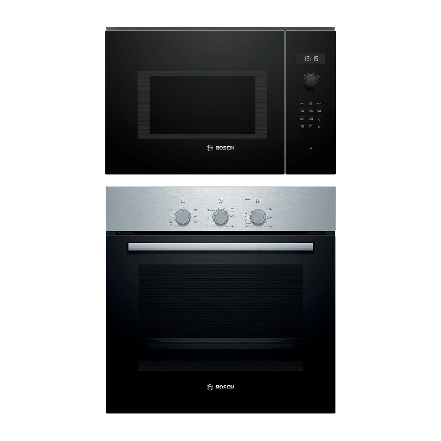 Combo Bosch: Horno HBF011BR0 + Microondas Serie 6 BEL554MB0 Negro