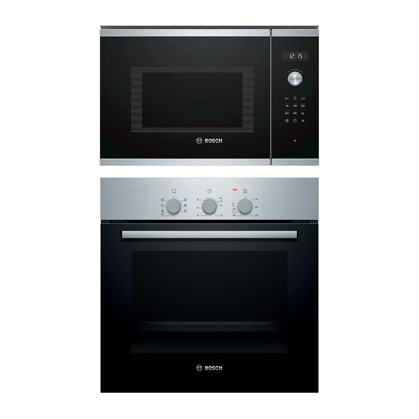 Combo Bosch: Horno HBF011BR0 + Microondas BEL554MS0