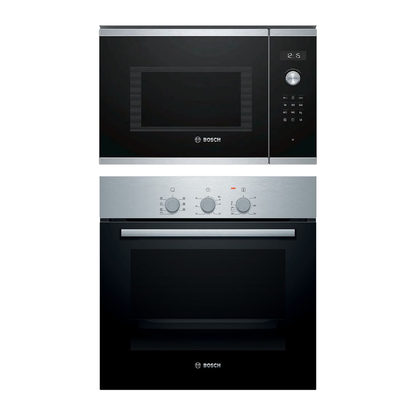Combo Bosch: Horno HBF011BR0 + Microondas BEL554MS0