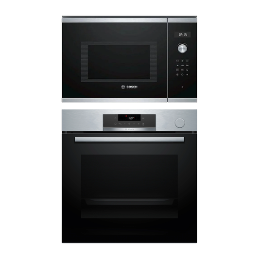 Combo Bosch: Horno Airfryer y Vapor Serie 4 HRG572ES3 + Microondas BEL554MS0
